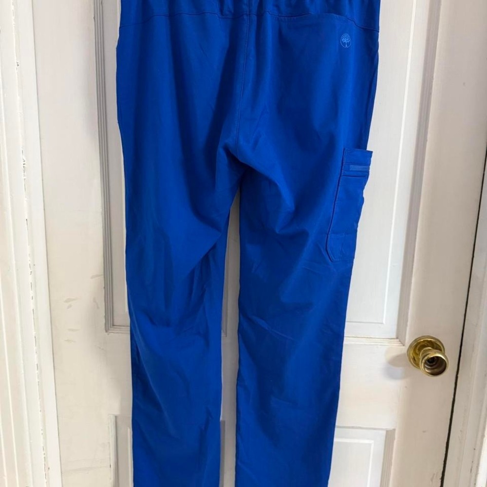 Healing Hand scrub pants, purple label. Blue, size S - Picture 2 of 5